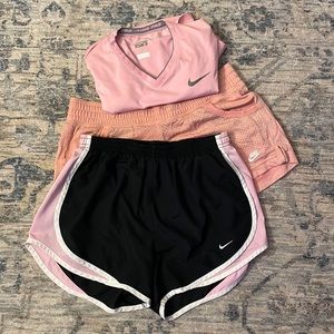 Nike shorts and long sleeve shirt bundle!!!